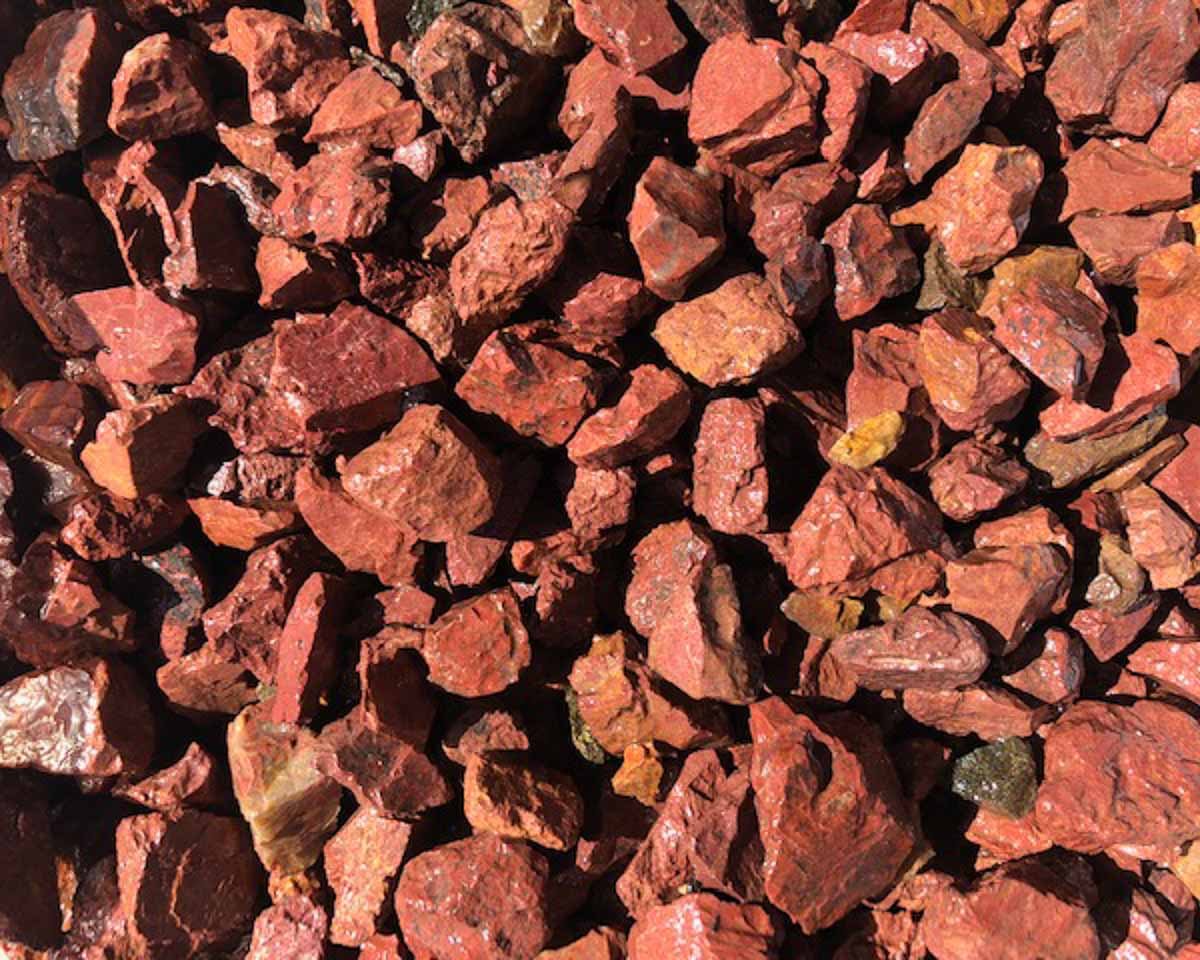 decorative stone Red Jasper 20mm